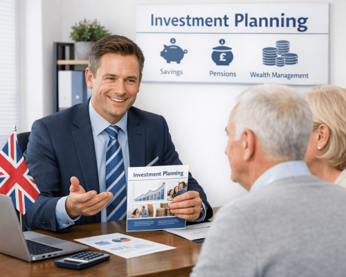 Investment planning salesman